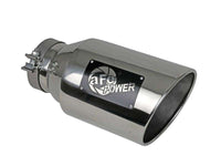 Thumbnail for aFe Power Universal 5in Inlet 8in Outet MACH Force-XP Clamp-On Exhaust Tip - Polished
