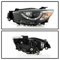 Thumbnail for Spyder Mazda CX-5 13-15 Projector Headlights - DRL LED - Black PRO-YD-MCX513-DRL-BK