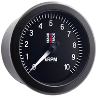 Thumbnail for Autometer Stack Sport 88mm 0-10K RPM Tachometer - Black