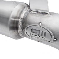 Thumbnail for Stainless Works 2016-18 Ford Focus RS 3in High-Flow Cats Downpipe Factory Connection