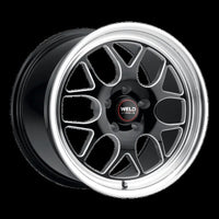 Thumbnail for Weld Solana Drag 17x11 / 5x115 BP / ET0 / 78.1mm Bore - Gloss Black MIL DIA Wheel
