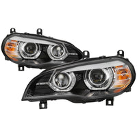 Thumbnail for Spyder 07-10 BMW X5 E70 (HID Models Only) Projector Headlights - Black PRO-YD-BMWE7007-AFSHID-BK
