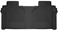 Thumbnail for Husky Liners 19-23 Chevy Silverado 1500 CC X-Act Contour Black 2nd Seat Floor Liners (Full Coverage)