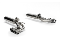 Thumbnail for Akrapovic 2025 Mercedes-AMG G63 (W465) Evolution Line Cat Back (Titanium) (Req. Tips)