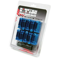 Thumbnail for Wheel Mate Monster Locking Lug Nut Set of 4 - Blue 14x1.50