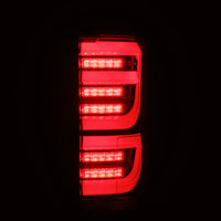 Thumbnail for AlphaRex 15-20 Ford F-150 Luxx LED Tail Lights (Pair) Black/Red (Not For Blind Spot Sensor Models)