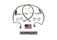 Thumbnail for Superlift 08-10 Ford F-250/F-350 w/ 6-10in Lift Kit (Pair) Bullet Proof Brake Hoses