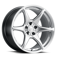Thumbnail for Kansei K11S Tandem 18x9.5in / 5x100 BP / 22mm Offset / 73.1mm Bore - Hyper Silver Wheel