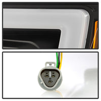 Thumbnail for Spyder Apex 05-08 Nissan Frontier High-Power LED Module Headlights - Black (PRO-YD-NF05AP-SEQGR-BK)