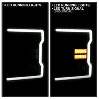 Thumbnail for Spyder Signature 20-22 Ford F250/F350 (Halogen) Proj. Headlights - Black (PRO-YD-FS20HALSI-SEQ-BK)