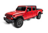 Thumbnail for N-Fab RKR Step System 2019 Jeep Wrangler JT 4 Door Truck Full Length - Tex. Black - 1.75in