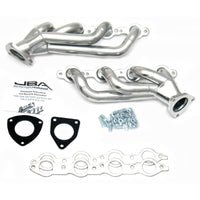Thumbnail for JBA 03-06 GM Truck 6.0L LS w/o EGR 1-5/8in Primary Silver Ctd Cat4Ward Header