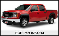Thumbnail for EGR 07-13 GMC Sierra LD 6-8ft Bed Rugged Look Fender Flares - Set (751514)