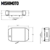 Thumbnail for Mishimoto Universal Drag Race Performance Aluminum Radiator - Black