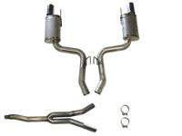 Thumbnail for JBA 15-20 Ford Mustang EcoBoost 304 Stainless Steel Cat-Back Exhaust