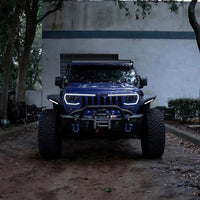 Thumbnail for Oracle VECTOR Series Full LED Grille - Jeep Wrangler JL/JT - NA SEE WARRANTY