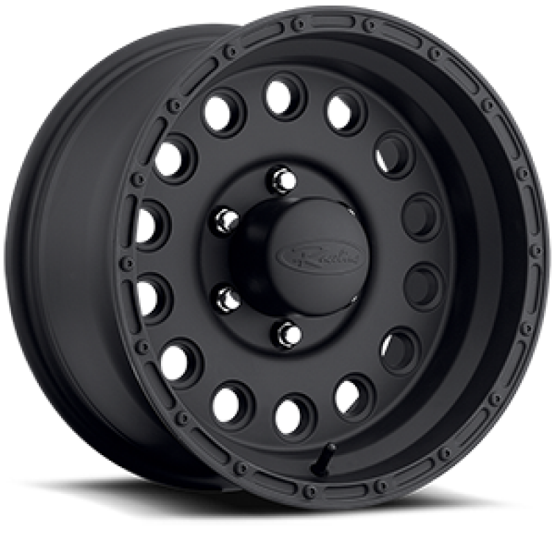 Raceline 887B Rock Crusher 15x10in / 5x139.7 BP / -47mm Offset / 107.95mm Bore - Satin Black Wheel