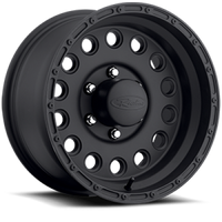 Thumbnail for Raceline 887B Rock Crusher 17x9in / 8x165.1 BP / 0mm Offset / 130.81mm Bore - Satin Black Wheel