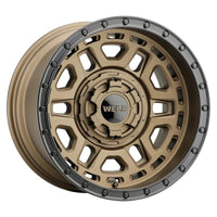 Thumbnail for Weld Off-Road Crux 20x10in / 6x135 BP / ET +13 / 106.1mm Bore - Satin Bronze/Satin Black Ring Wheel