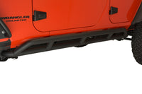 Thumbnail for Fishbone Offroad 07-18 Jeep JK 4 Door Wrangler JK Steel Rock Sliders - Blk Textured Powdercoat