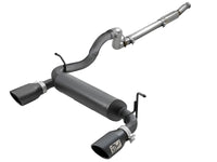 Thumbnail for aFe Rebel Series 409 Stainless Steel Cat-Back Exhaust 18-21 Jeep Wrangler JL 2.0L (t) - Black Tip