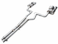 Thumbnail for AWE 2024 Ford Mustang Dark Horse S650 RWD SwitchPath Catback Exhaust w/ Quad Chrome Silver Tips