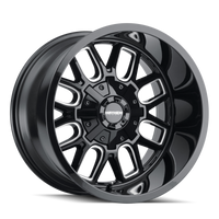 Thumbnail for Mayhem 8107 Cogent 18x9 / 8x165.1 BP / 0mm Offset / 130.8mm Hub Gloss Black Milled Wheel