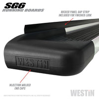 Thumbnail for Westin Polished Aluminum Running Board 68.4 inches SG6 Running Boards - Polished