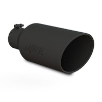 Thumbnail for MBRP Universal Exhaust Tip 7in O.D. Rolled End 4in Inlet 18in Length - Black