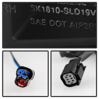 Thumbnail for Spyder Chevy Silverado 19-20 LED Tail Light Black ALT-YD-CS19HAL-BK