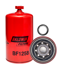 Thumbnail for Baldwin BF1258 Fuel/Water Separator Spin-on Filter with Drain