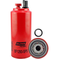 Thumbnail for Baldwin BF1293-SPS Fuel/Water Separator Spin-on Filter with Drain, Sensor Port and Reusable Sensor