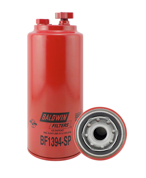 Baldwin BF1394-SP Fuel/Water Separator Spin-on Filter with Drain and Sensor Port