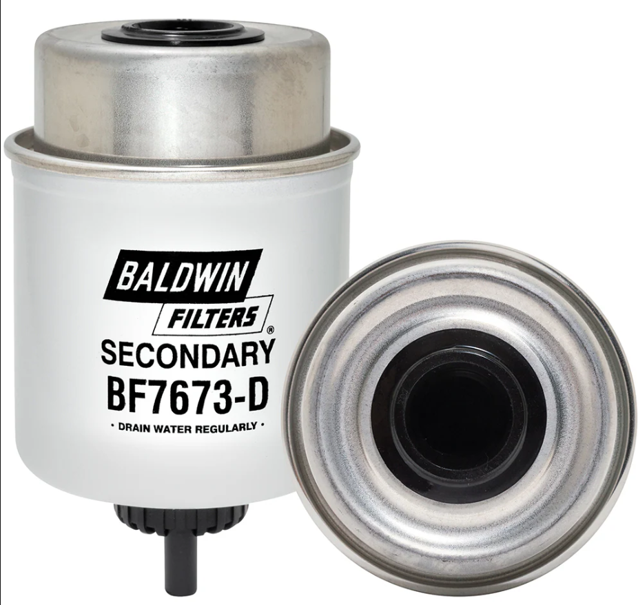 Baldwin BF7673-D Secondary Fuel/Water Coalescer Filter Element with Drain