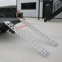 Thumbnail for Gen-Y Lightweight 6.5ft Aluminum Loading Ramps 12in x 78in 600lb Capacity Per Ramp - Pair