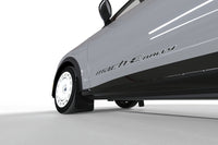 Thumbnail for Rally Armor 2021-25 Ford Mach-E Rally Edition Black UR Mud Flap Metallic Black Logo