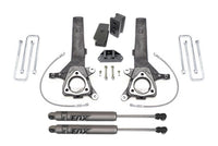 Thumbnail for MaxTrac 04-18 Nissan Titan 2WD 4in/2in MaxPro Elite Spindle Lift Kit w/FOX Shocks