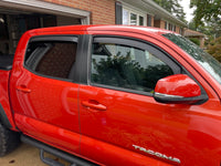 Thumbnail for EGR 16-17 Toyota Tacoma In-Channel Window Visors - Matte (575085)
