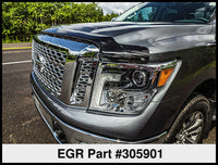 Thumbnail for EGR 16+ Nissan Titan XD Superguard Hood Shield (305901)