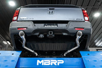 Thumbnail for MBRP 21-22 Honda Ridgeline T304 Stainless Steel 2.5in Cat-Back - Dual Split Rear Exit
