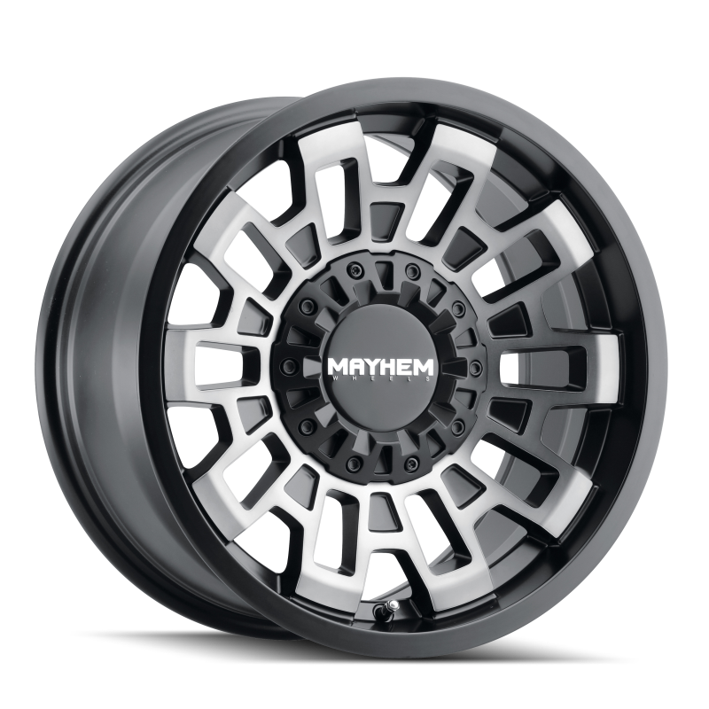 Mayhem 8113 Cortex 20x10 / 6x135 BP / -19mm Offset / 106mm Hub Matte Black w/ Dark Tint Wheel