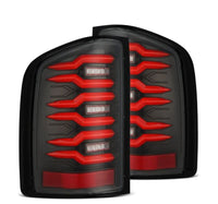 Thumbnail for AlphaRex 07-14 Chevrolet Silverado 1500/2500HD/3500HD Luxx-Series LED Tail Lights Black/Red
