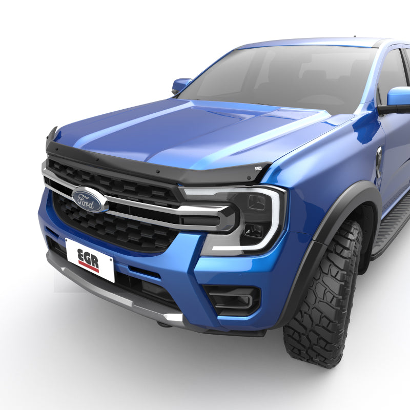 EGR 2024+ Ford Ranger Superguard Hood Shield - Dark Smoke