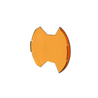 Thumbnail for KC HiLiTES SlimLite 8in. LED Light Shield Driving (Shield Only) - Amber