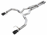 Thumbnail for AWE 2024 Ford Mustang GT Fastback S650 RWD Track Edition Catback Exhaust w/ Dual Diamond Black Tips