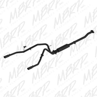 Thumbnail for MBRP 11-14 Ford F-150 V6 Ecoboost Black Coated 2.5in Cat-Back Dual Rear Exit Exhaust System