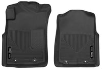 Thumbnail for Husky Liners 12-14 Toyota Tacoma Pickup(Crew / Ext / Std Cab) X-Act Contour Black Front Floor Liners