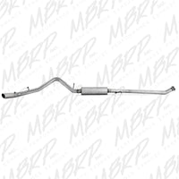 Thumbnail for MBRP 2003-2007 Chev/GMC 1500 Classic 4.8/5.3L EC/CC-SB Cat Back Single Side