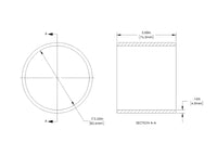 Thumbnail for aFe POWER Universal Products Coupler Kit 3-1/4in ID x 3in L - Black