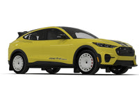 Thumbnail for Rally Armor 2021-25 Ford Mach-E Rally Edition Black UR Mud Flap Metallic Black Logo